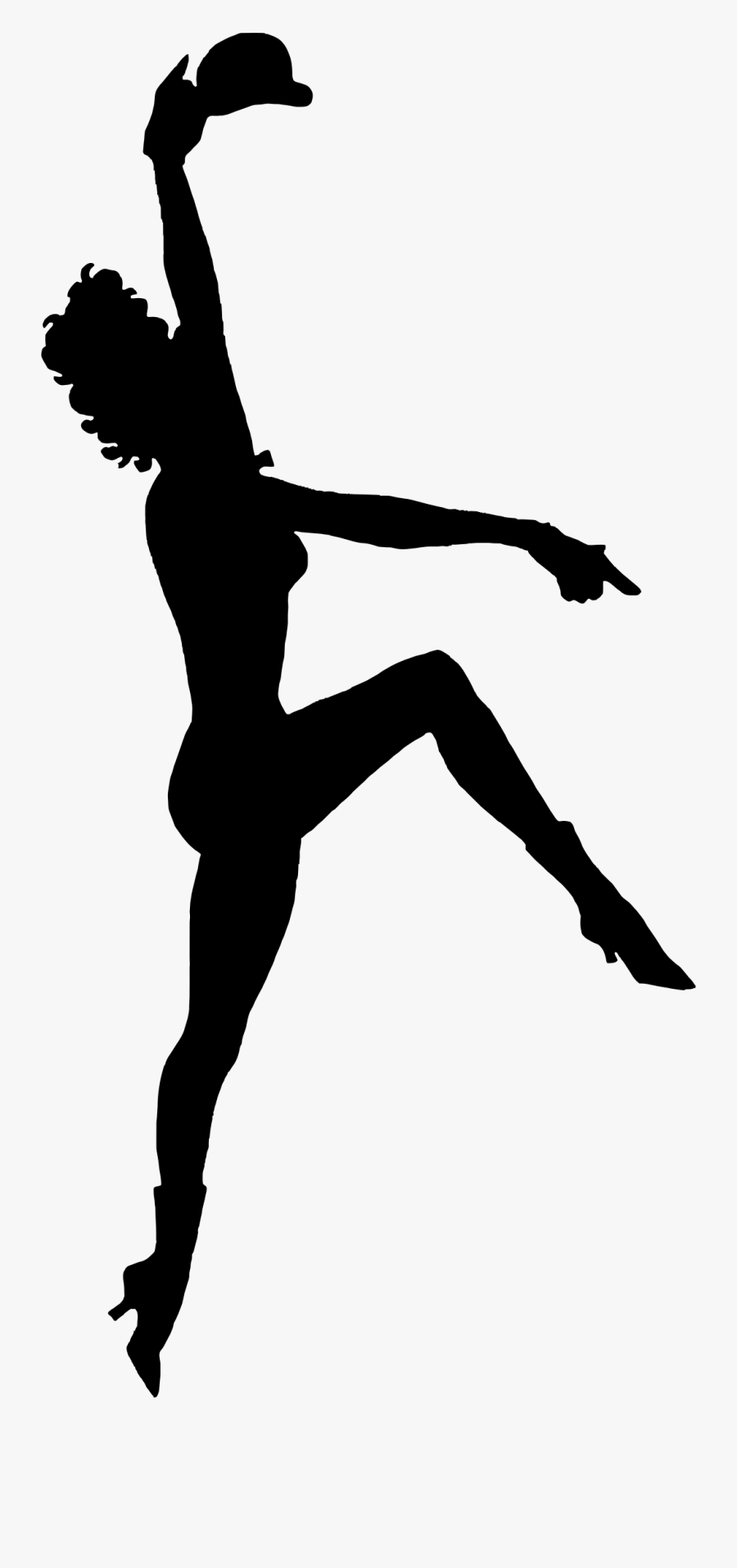 Vector Freeuse Download Vintage Broadway Dancer Big - Contemporary Dance Clipart, Transparent Clipart