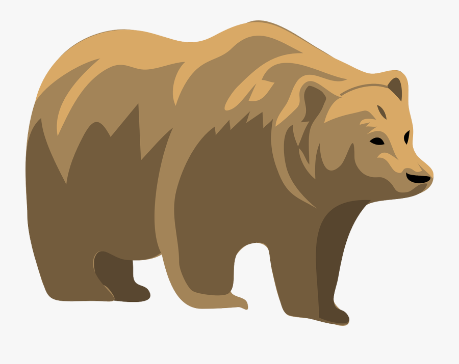 Brown Bear, Brown Bear, What Do You See Clip Art - Grizzly Bear Clipart, Transparent Clipart