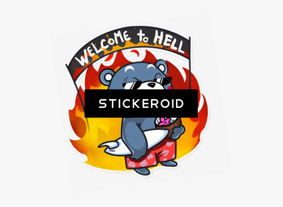 Welcome To Hell - Cartoon, Transparent Clipart