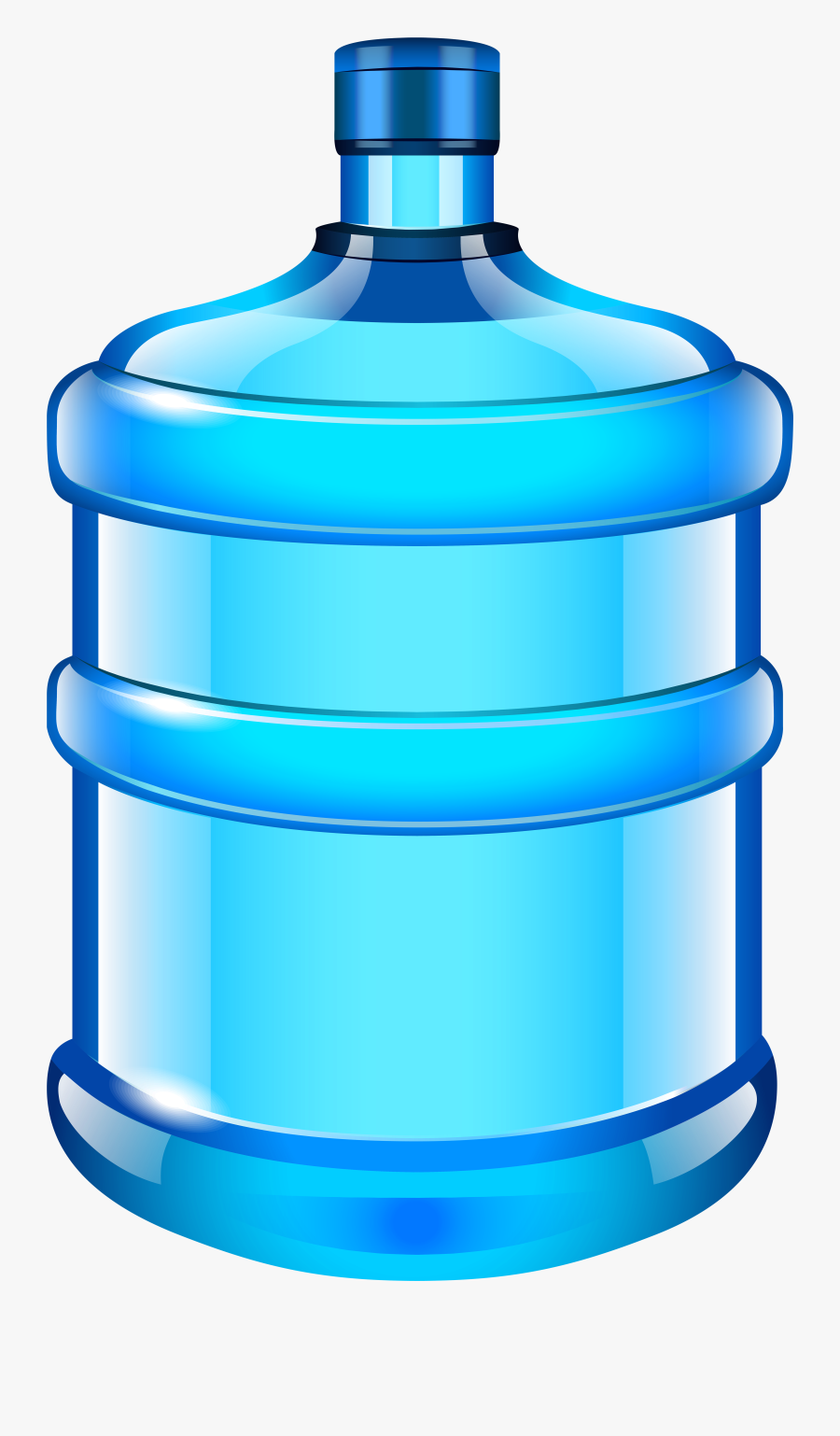 Large Water Bottle Png Clip Art - Water Jar Clip Art, Transparent Clipart