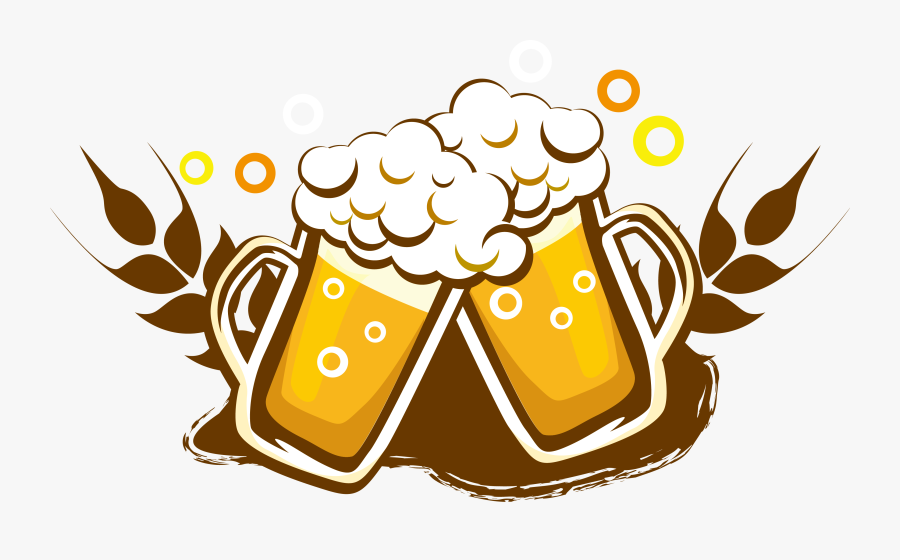 Draught Drink Beer Design Bottle Logo Wine Clipart - Logo Beer Png, Transparent Clipart
