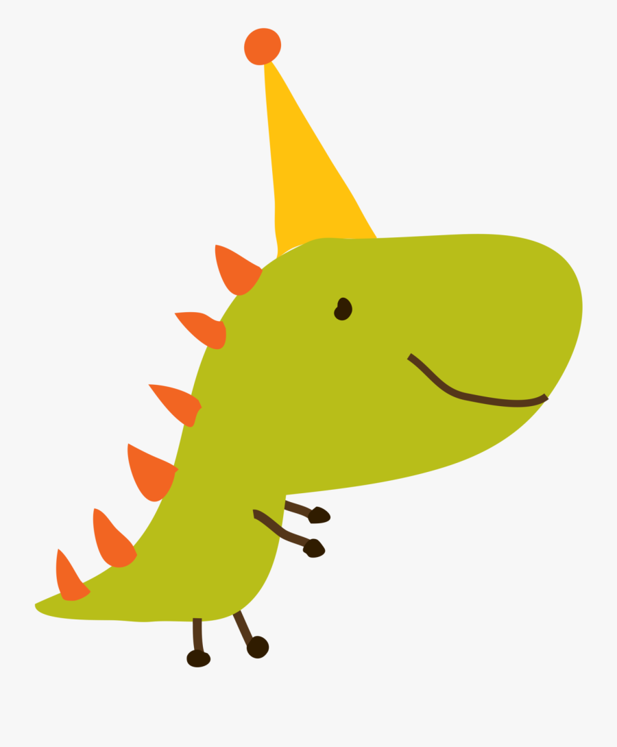 Party Dino Clipart , Png Download - Dinosaur With Party Hat Clipart, Transparent Clipart