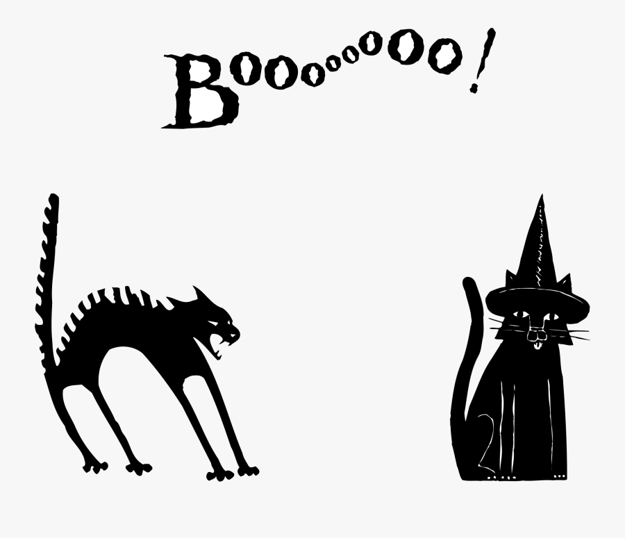 Black Cat, Transparent Clipart