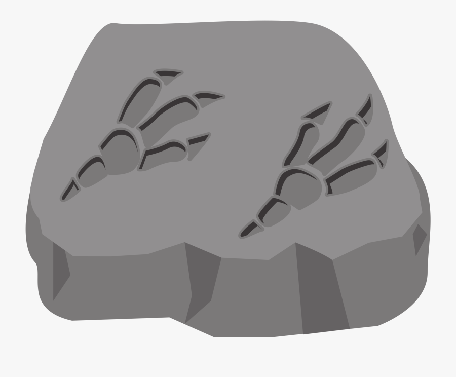 Head,jaw,personal Protective Equipment - Dinosaur Fossil Footprint Clipart, Transparent Clipart