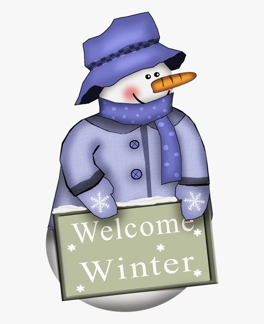 Winter Welcome Clipart , Png Download - Snowman, Transparent Clipart