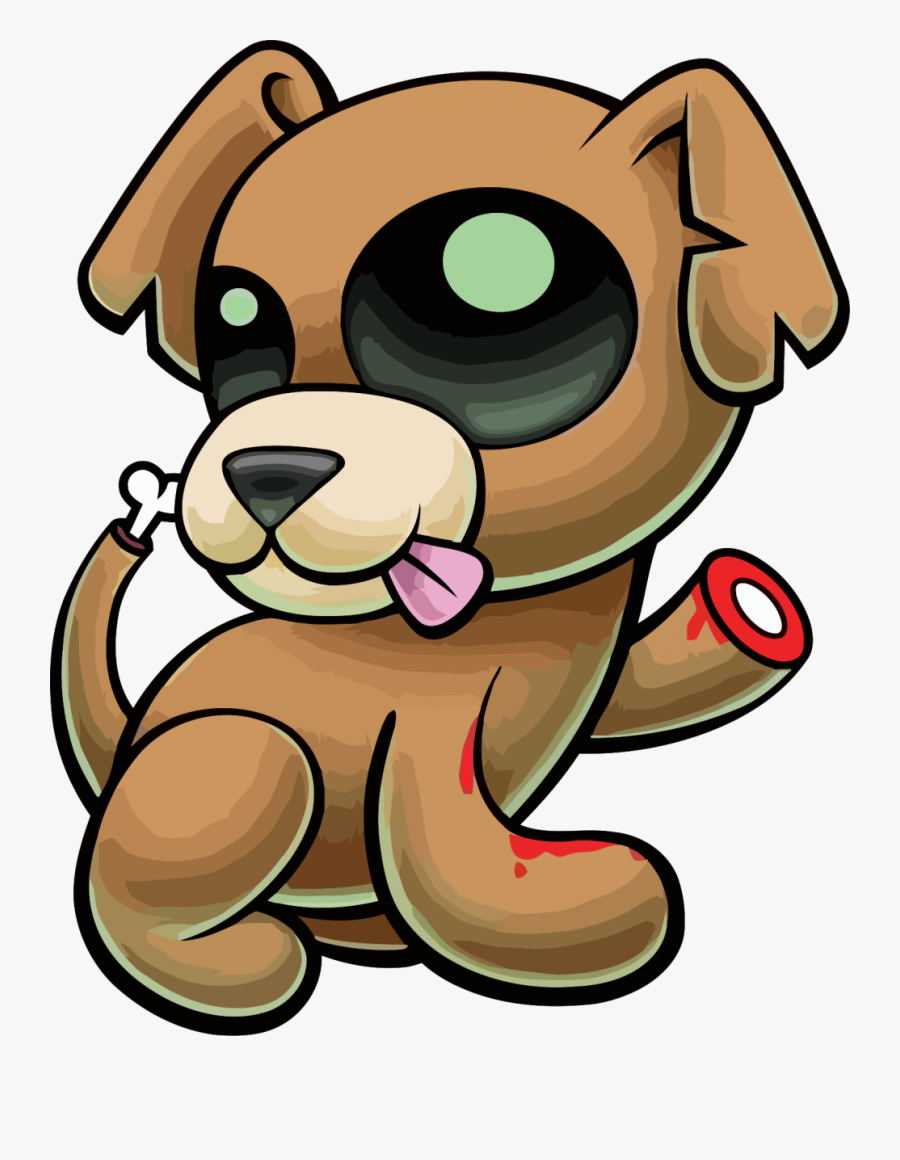 Zombie Animal Dog Cartoon, Transparent Clipart