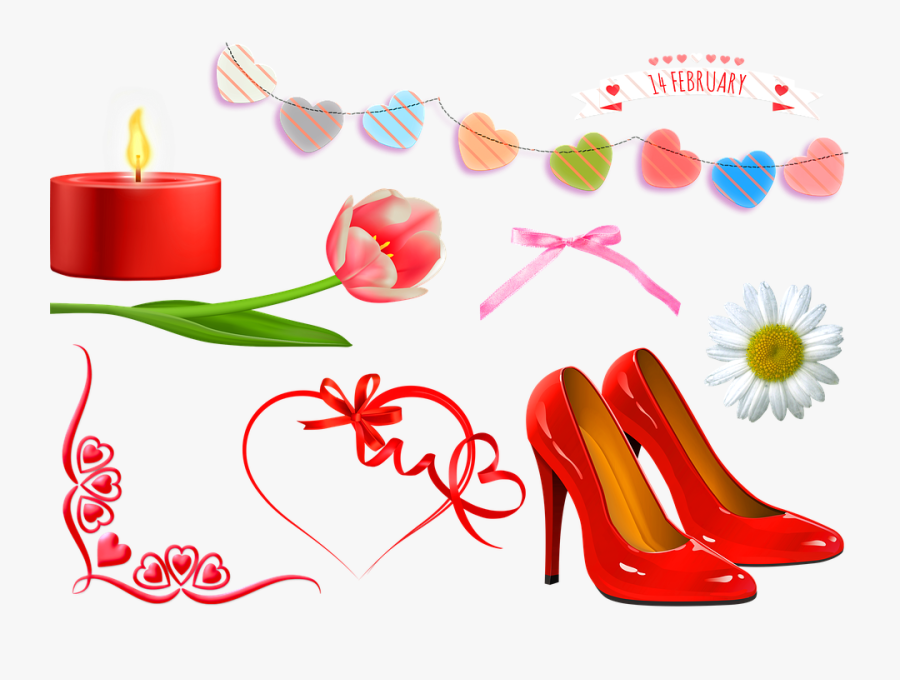 Valentine"s Day Clip Art, Valentine"s Day Hearts, Transparent Clipart