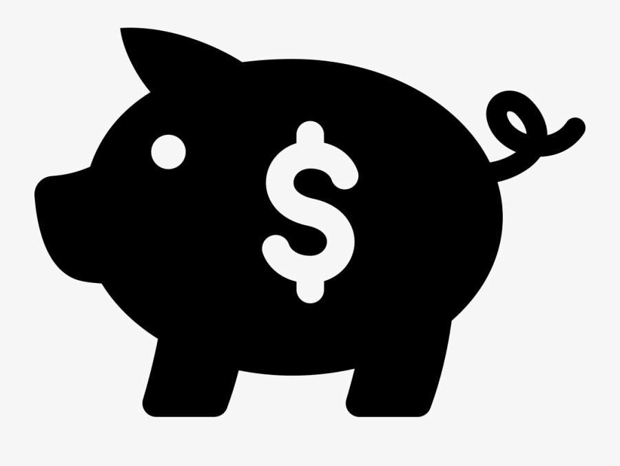 Transparent Dollar Sign Clipart Png - Transparent Background Piggy Bank Icon, Transparent Clipart