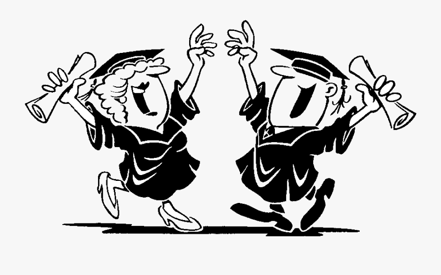 College Clipart Educations Clip Art Transparent Png - Graduation Party Clipart Black And White, Transparent Clipart
