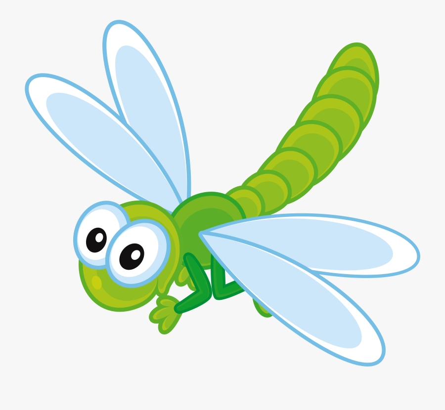 Dragonfly Cute Cartoon Transparent & Png Clipart Free - Dragonfly Clipart, Transparent Clipart