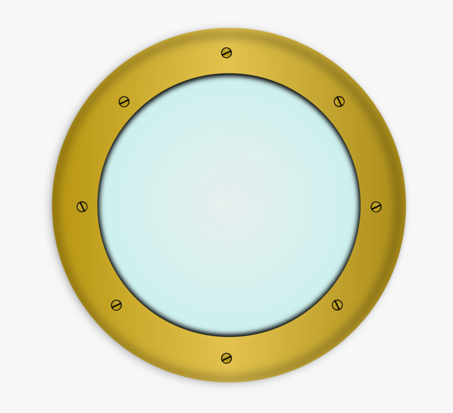 Material,yellow,window - Porthole Clipart, Transparent Clipart