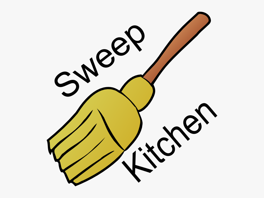 Sweep - Clipart - Sweep Kitchen Clipart, Transparent Clipart