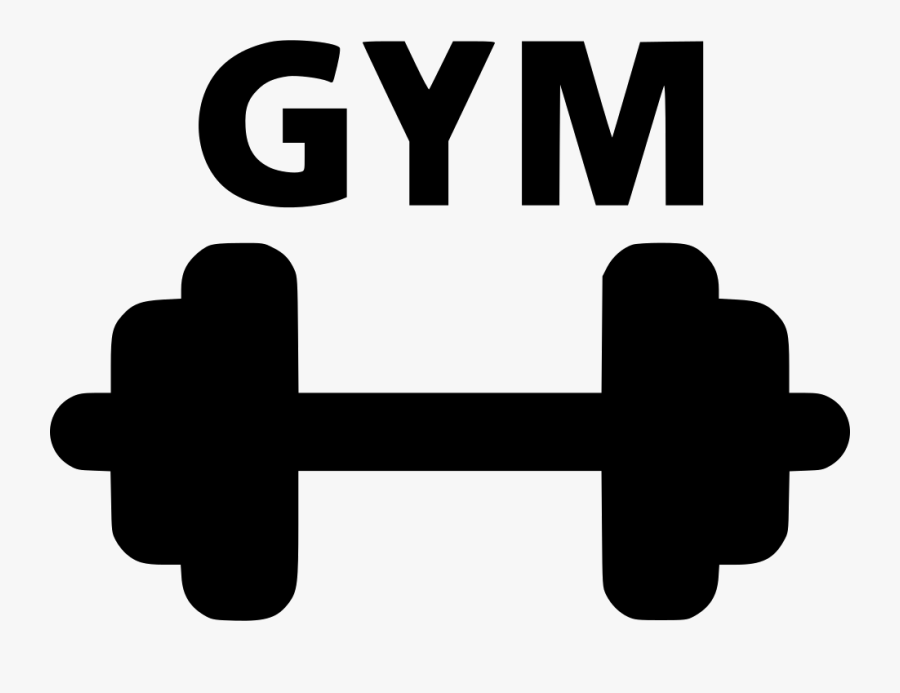 Dumbbells Clipart Gym Tool - Transparent Gym Clip Art, Transparent Clipart