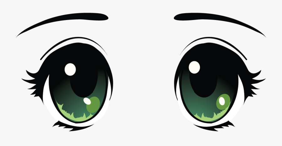 Miss - Clipart - Cute Anime Girl Eyes, Transparent Clipart