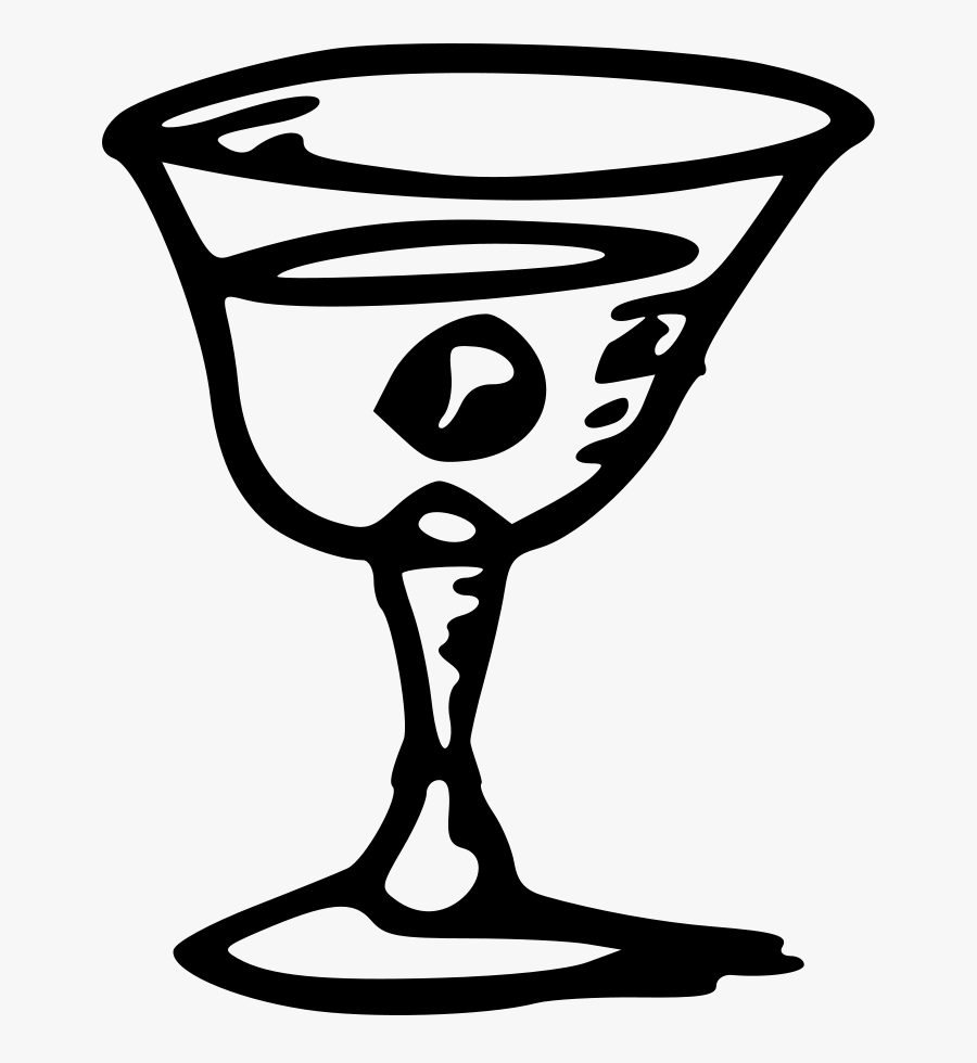 Free Clip Art "wine Glass - Kadeh Vektorel Png, Transparent Clipart