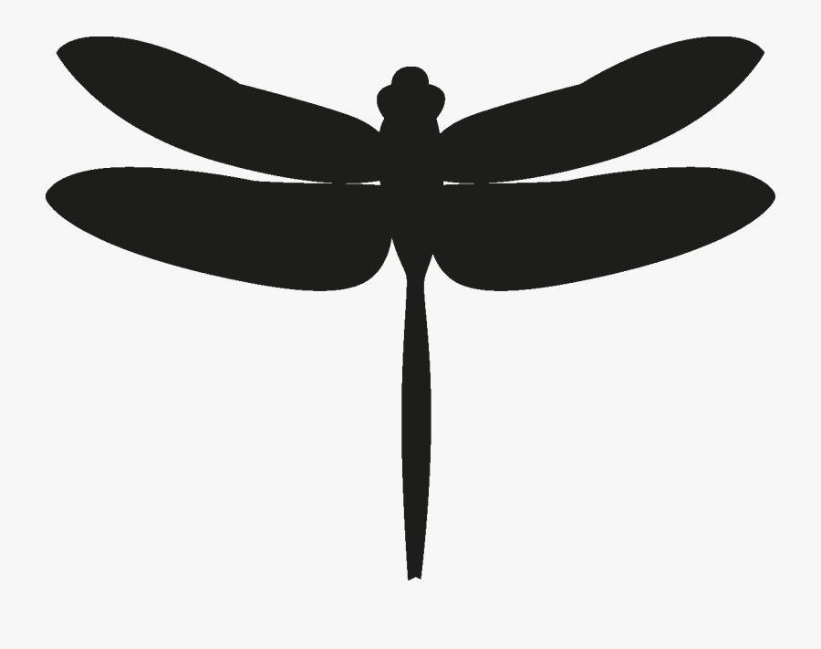 Insects Set [silhouette] Png - Dragonfly, Transparent Clipart