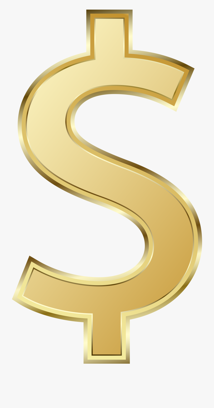 Clip Art Stock United States Icon Us - Gold Dollar Sign Png, Transparent Clipart
