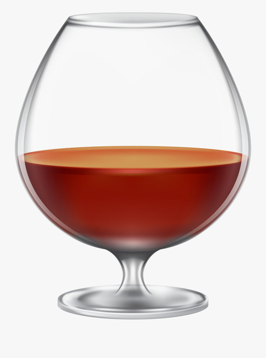 Transparent Drinking Wine Clipart - Transparent Brandy Glass Png, Transparent Clipart
