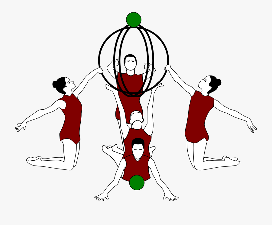 Gymnastics Clipart Icon - Gimnasia Acrobatica Imagenes Animadas, Transparent Clipart