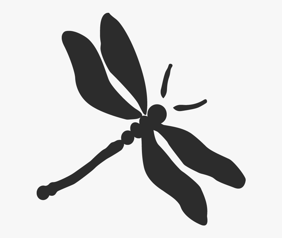 Dragonfly Png Transparent Hd Photo - Dragonfly Silhouette Black And White, Transparent Clipart