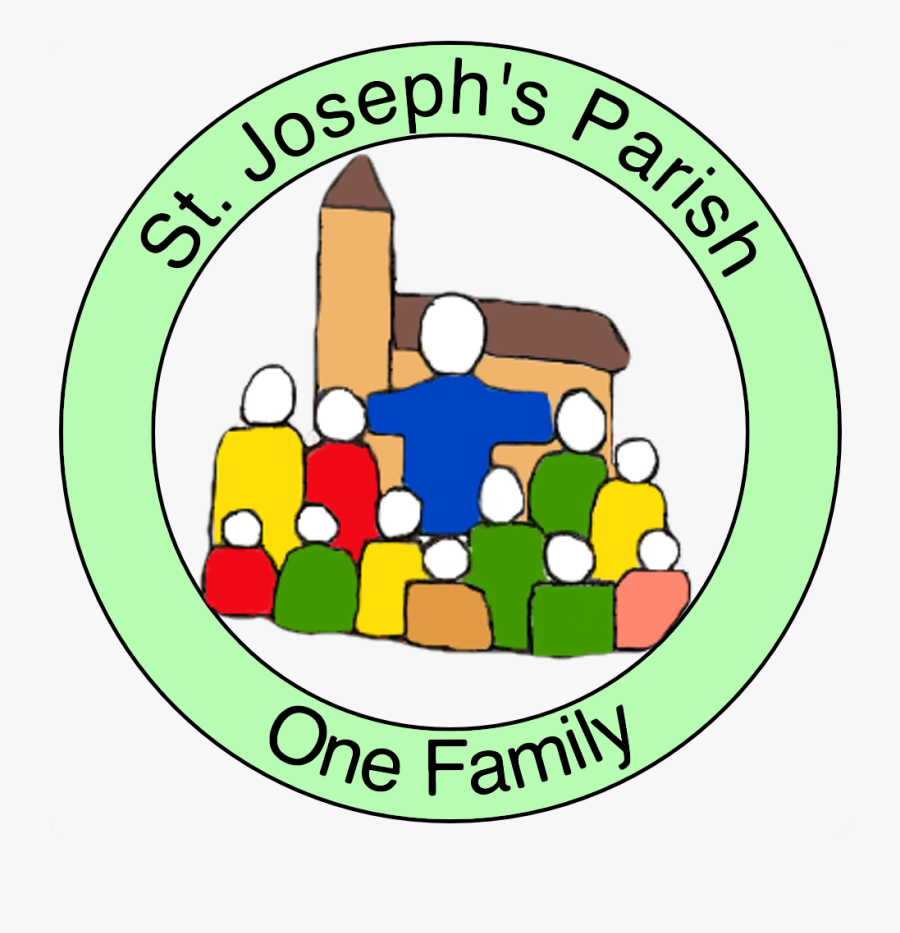 St Joseph"s New Circle Logo Hd Colour - Christian Church, Transparent Clipart