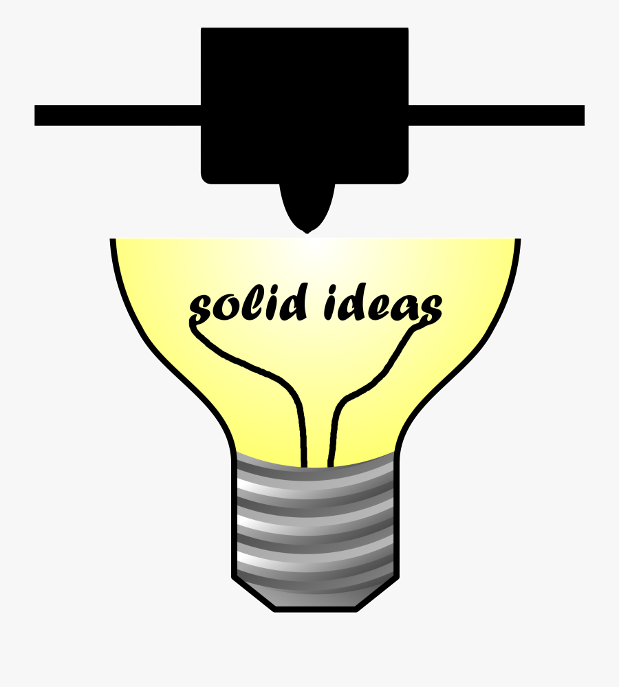 Hd Solid Border Download - Transparent Background Bulb Clipart, Transparent Clipart