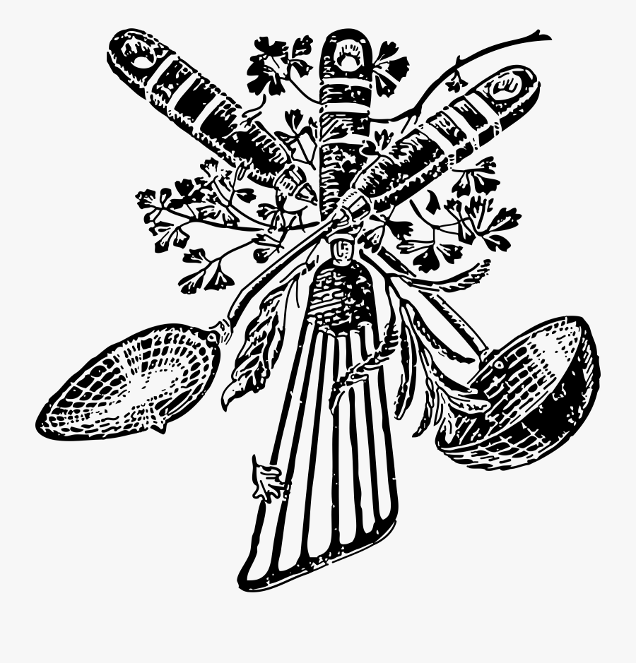 Thumb Image - Utensils Black And White Kitchen Clipart, Transparent Clipart