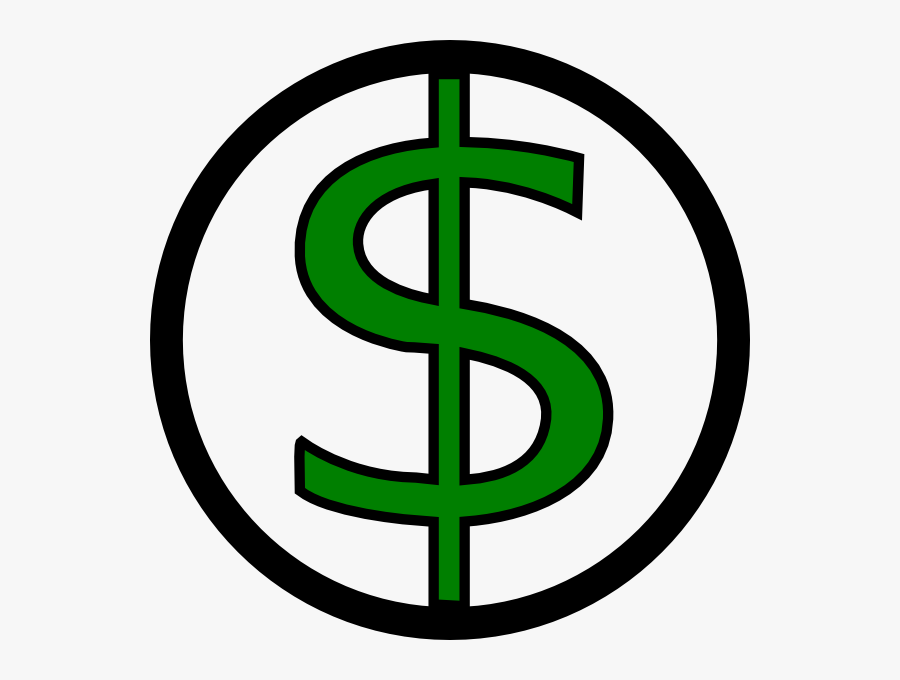 White Dollar Sign Png Download - United States Dollar, Transparent Clipart