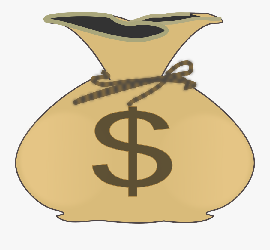 Symbol,money Bag,united States Dollar - Dollar Bag Clipart, Transparent Clipart