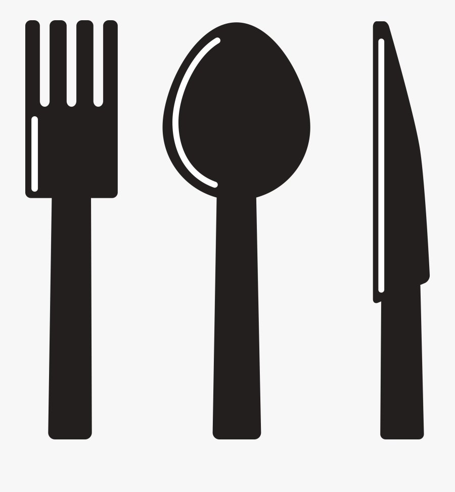 Utensils Kitchen Cutlery Clipart - Fork Knife Spoon Clip Art, Transparent Clipart