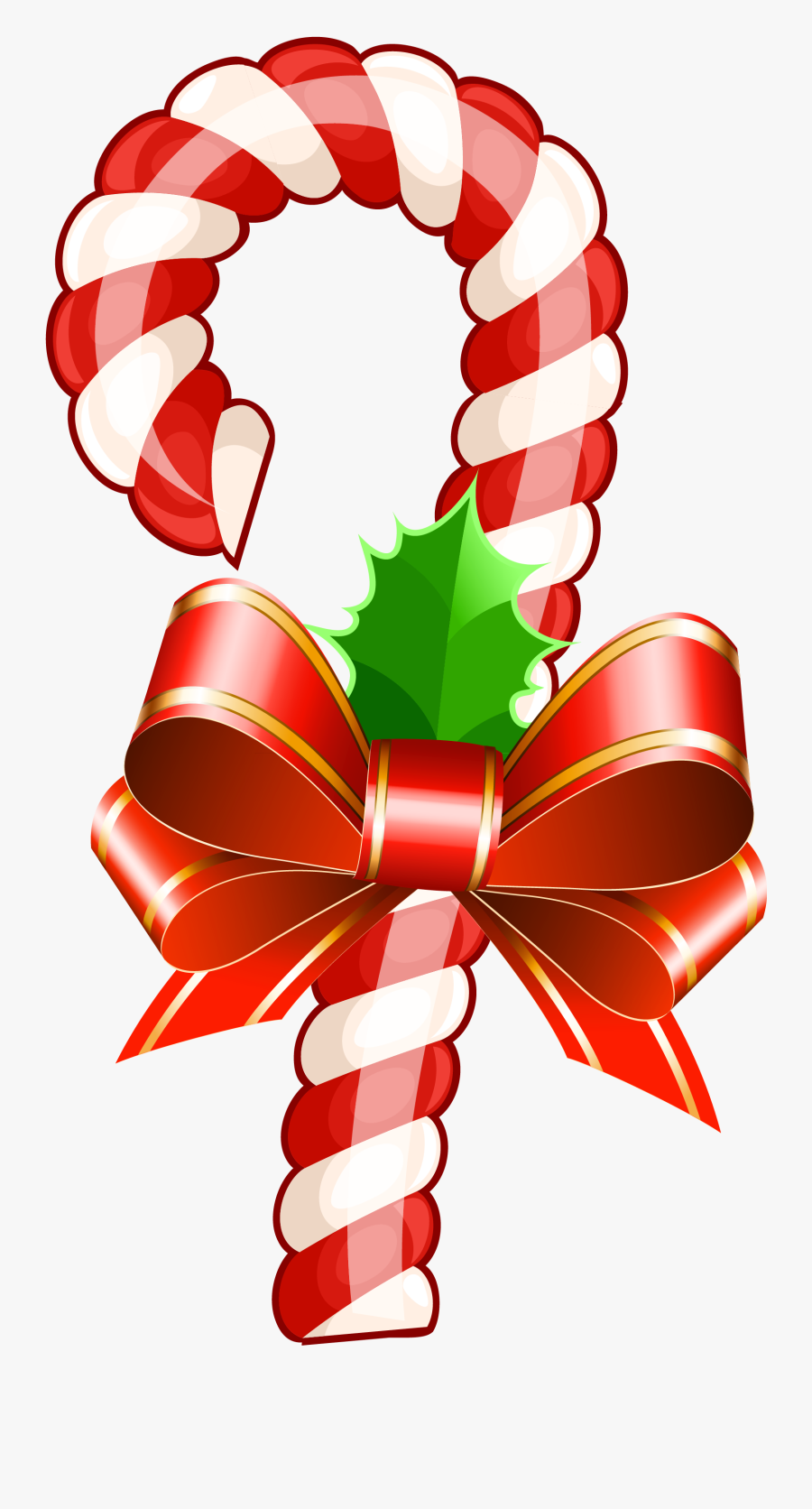 December Clipart Candy Cane - Transparent Christmas Clip Art , Free Transparent Clipart - ClipartKey