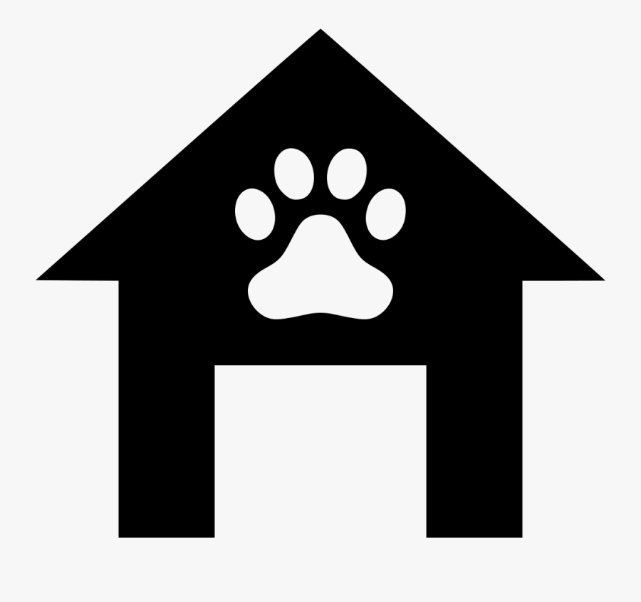Free Dog In Doghouse Clipart - Dog House Icon Vector, Transparent Clipart