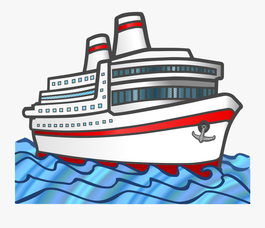 Transparent Cruise Ship Icon Png - Ship Clipart Black And White, Transparent Clipart