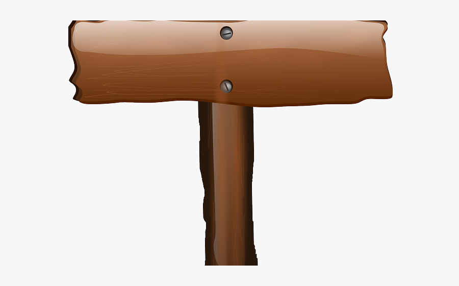 Wood Sign Clipart, Transparent Clipart