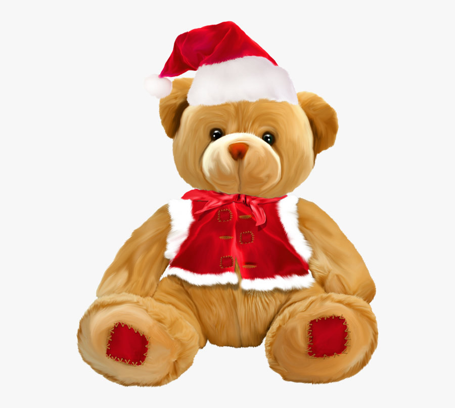 Christmas Teddy Bear Png, Transparent Clipart