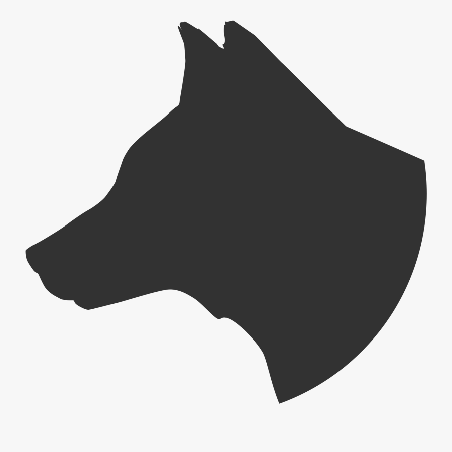 Dog Head Profile - Dog Head Clipart, Transparent Clipart