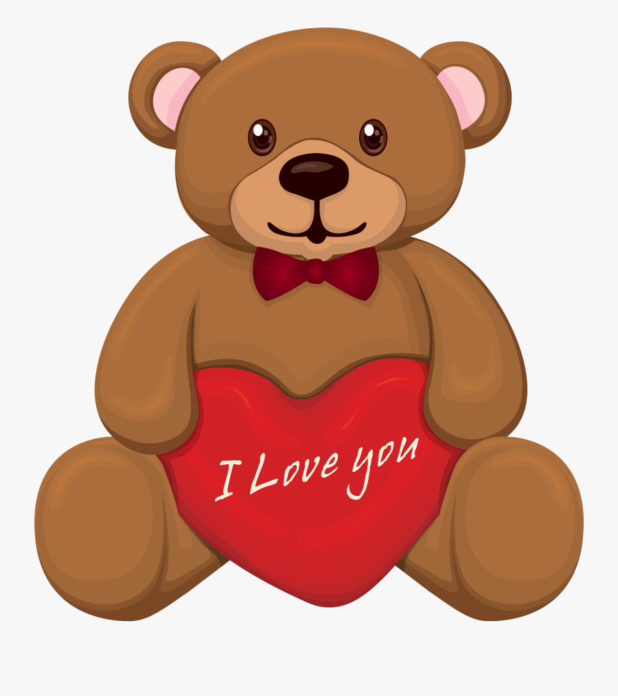 Cute Valentine"s Day Teddy Png Clipart Image - Cute Valentines Day Clipart, Transparent Clipart