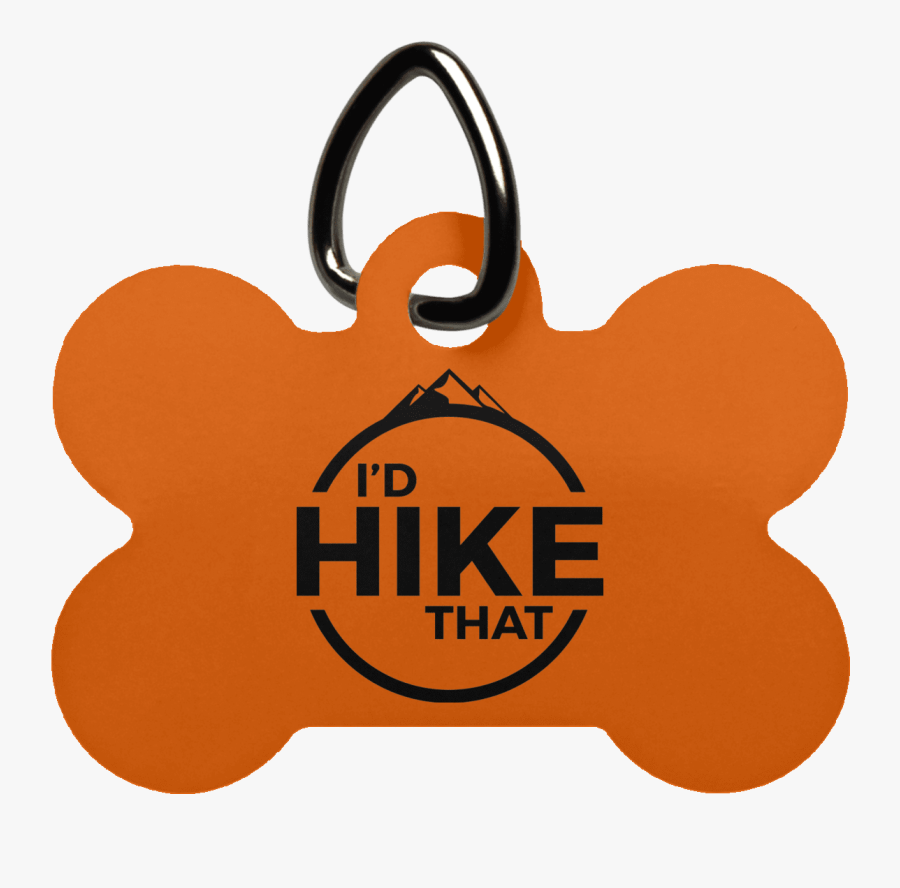 I D Hike That Dog Bone Pet - Illustration, Transparent Clipart
