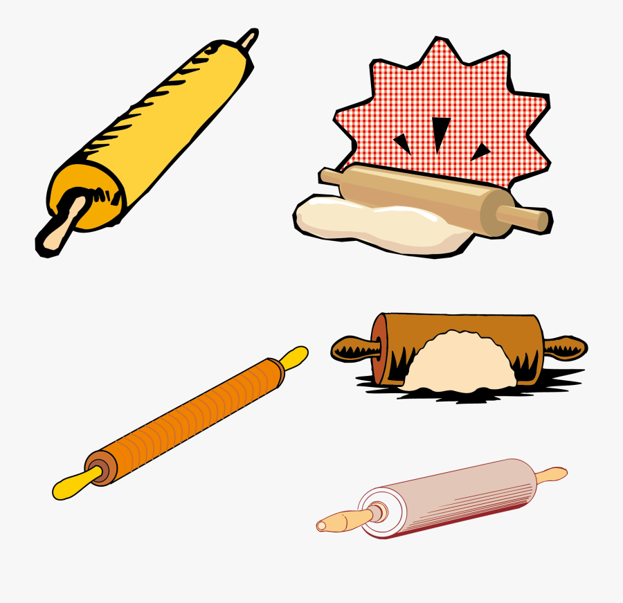 The Kitchen Clipart Rolling Pin - Rolling Pin Clip Art, Transparent Clipart