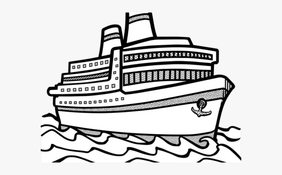 Clip Art Ship Clip Art Black And White - Ship Clipart Black And White, Transparent Clipart