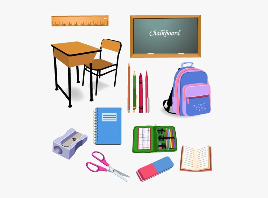 Student School Classroom Object Clip Art - School Objects Clipart, Transparent Clipart