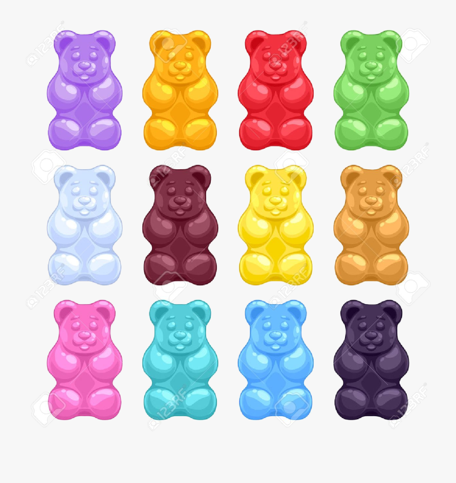 Gummy Bear Bears Clipart Transparent Png - Gummy Bear Clipart Free, Transparent Clipart