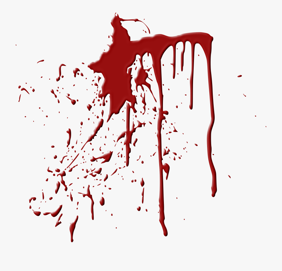 Transparent Blood Splatter, Transparent Clipart