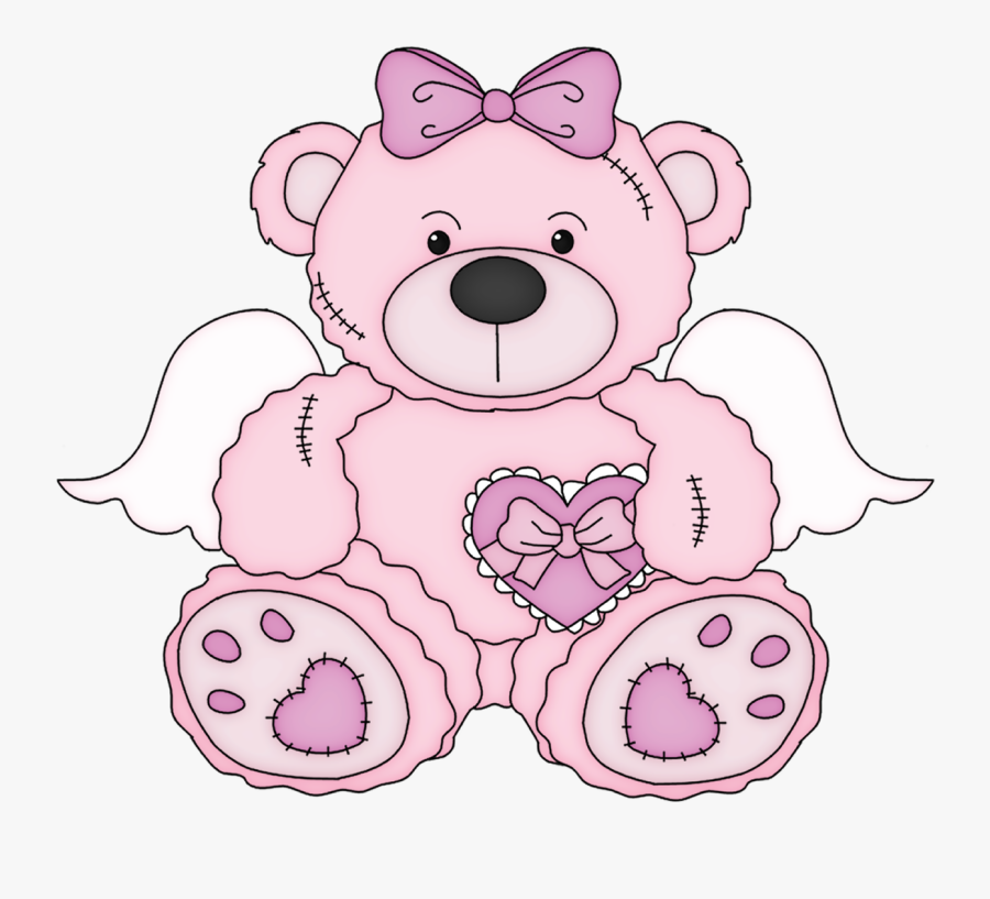 Teddy Bear Clip Art 2 Image - Teddy Bear Pink Png, Transparent Clipart