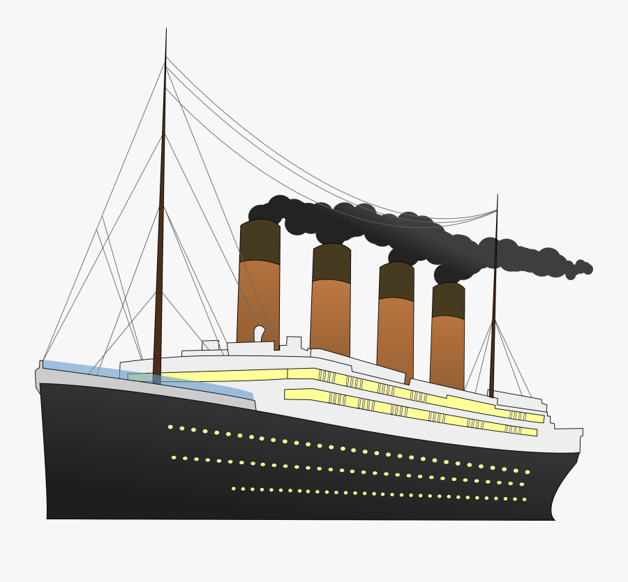 Ship Clip Art Vector Ship Graphics Image 2 Clipartix - Titanic Transparent, Transparent Clipart