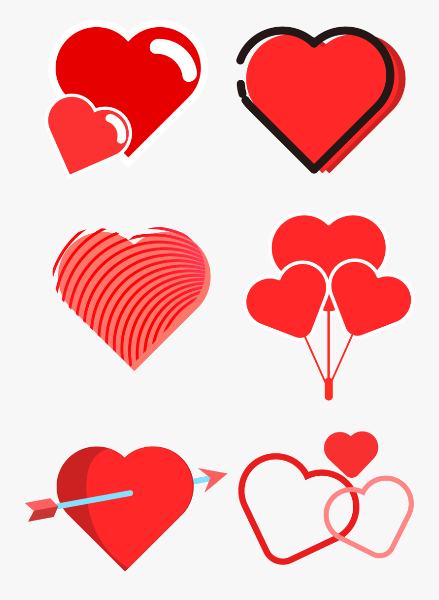 Transparent Valentine"s Day Clip Art - Heart, Transparent Clipart