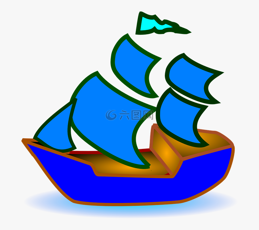 Clipart Royalty Free Battleship Clipart Army Ship - Blue Boat Clipart, Transparent Clipart