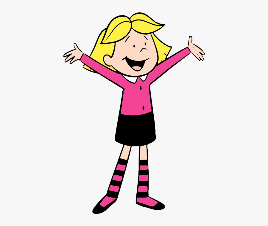 Clifford The Big Red Dog Girl, Transparent Clipart
