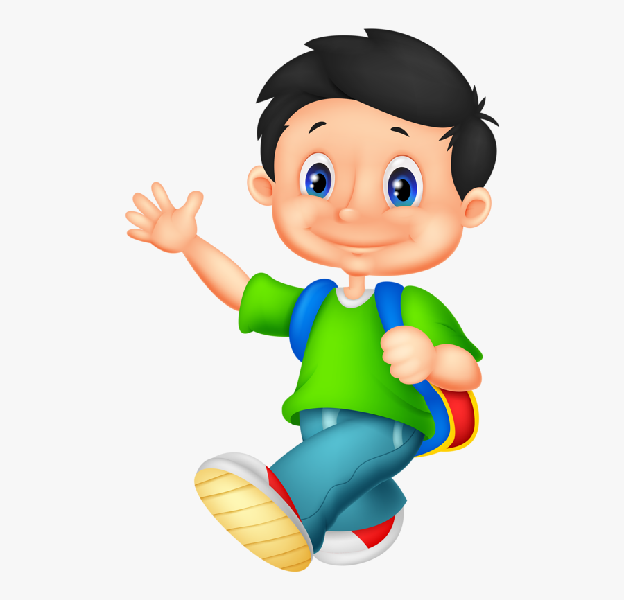 1 [ð¿ñ - Happy School Boy Cartoon, Transparent Clipart