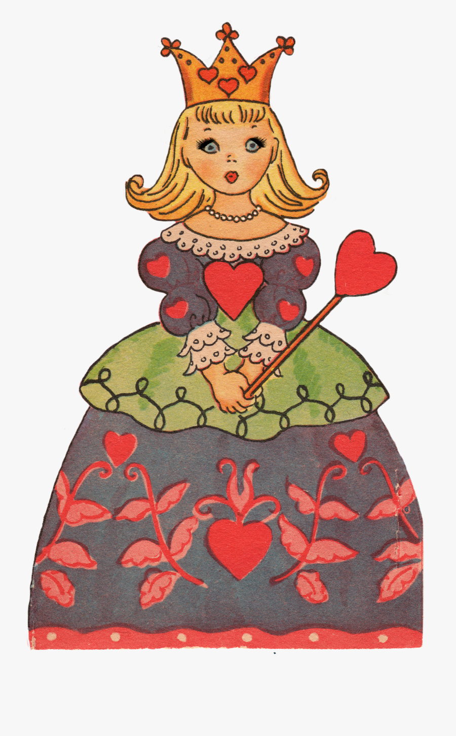 Valentines Day Clip Art Queen Of Hearts Free Pretty - Queen Clipart, Transparent Clipart